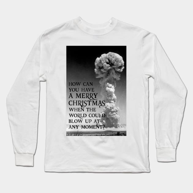 Nuclear Christmas Long Sleeve T-Shirt by everyplatewebreak